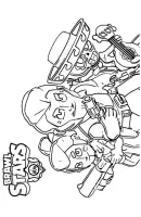 Brawl Stars kleurplaat 10